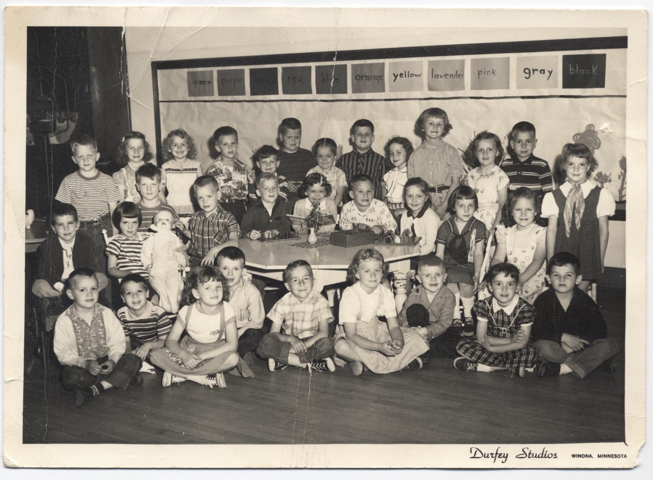 I can identify many of the kids in the photo.  Can you?!?!?!
Madison Elementary School Kindergarten
1957 Miss Fran Kinsie
